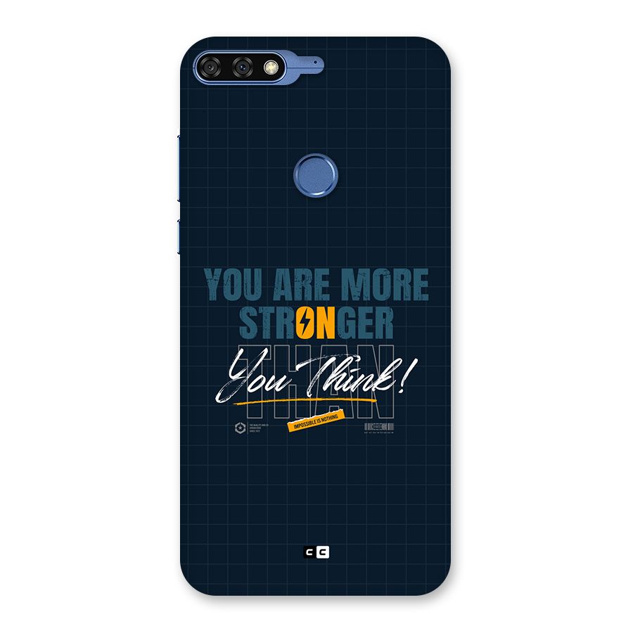 More Stronger Back Case for Honor 7C