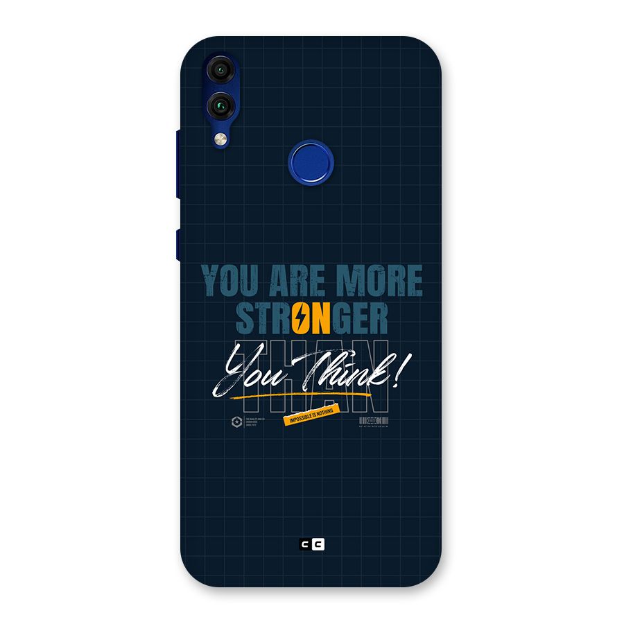More Stronger Back Case for Honor 8C