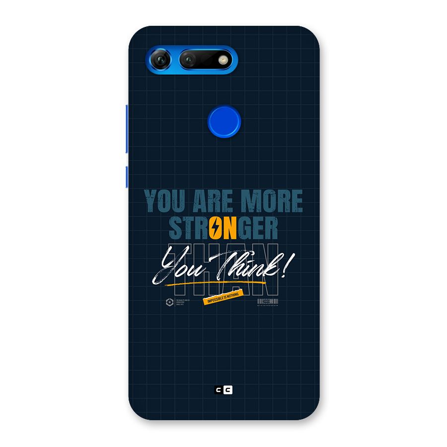 More Stronger Back Case for Honor View 20