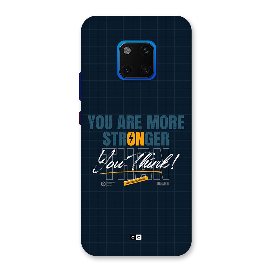 More Stronger Back Case for Huawei Mate 20 Pro