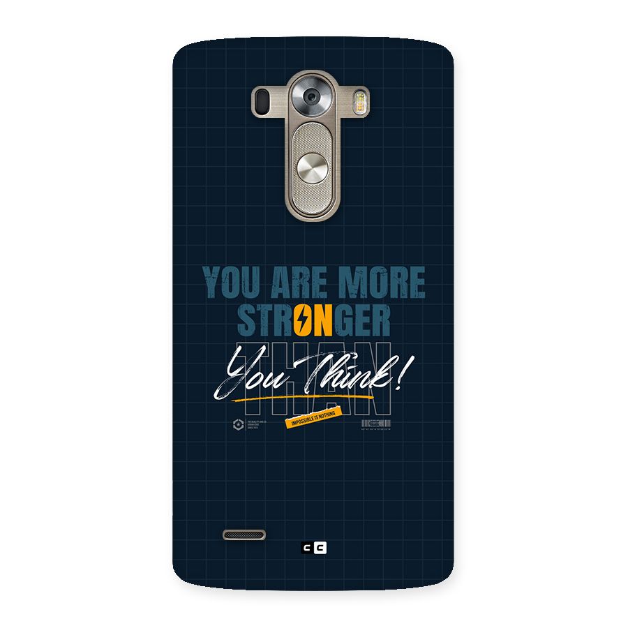 More Stronger Back Case for LG G3