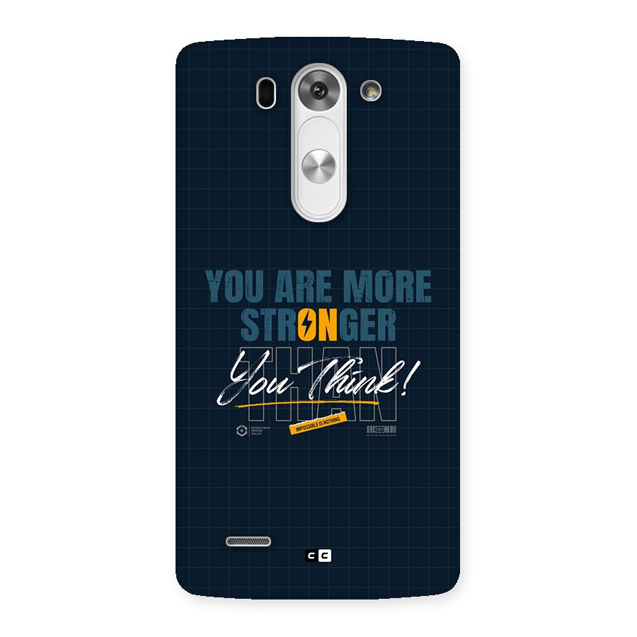 More Stronger Back Case for LG G3 Beat