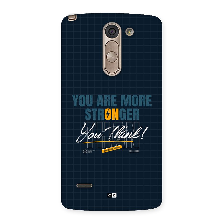 More Stronger Back Case for LG G3 Stylus