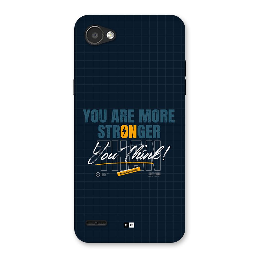 More Stronger Back Case for LG Q6