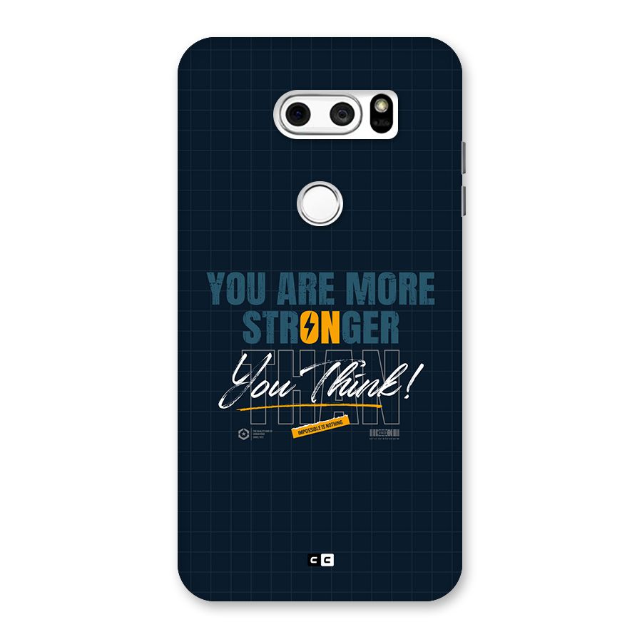More Stronger Back Case for LG V30
