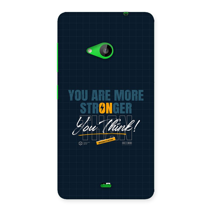More Stronger Back Case for Lumia 535