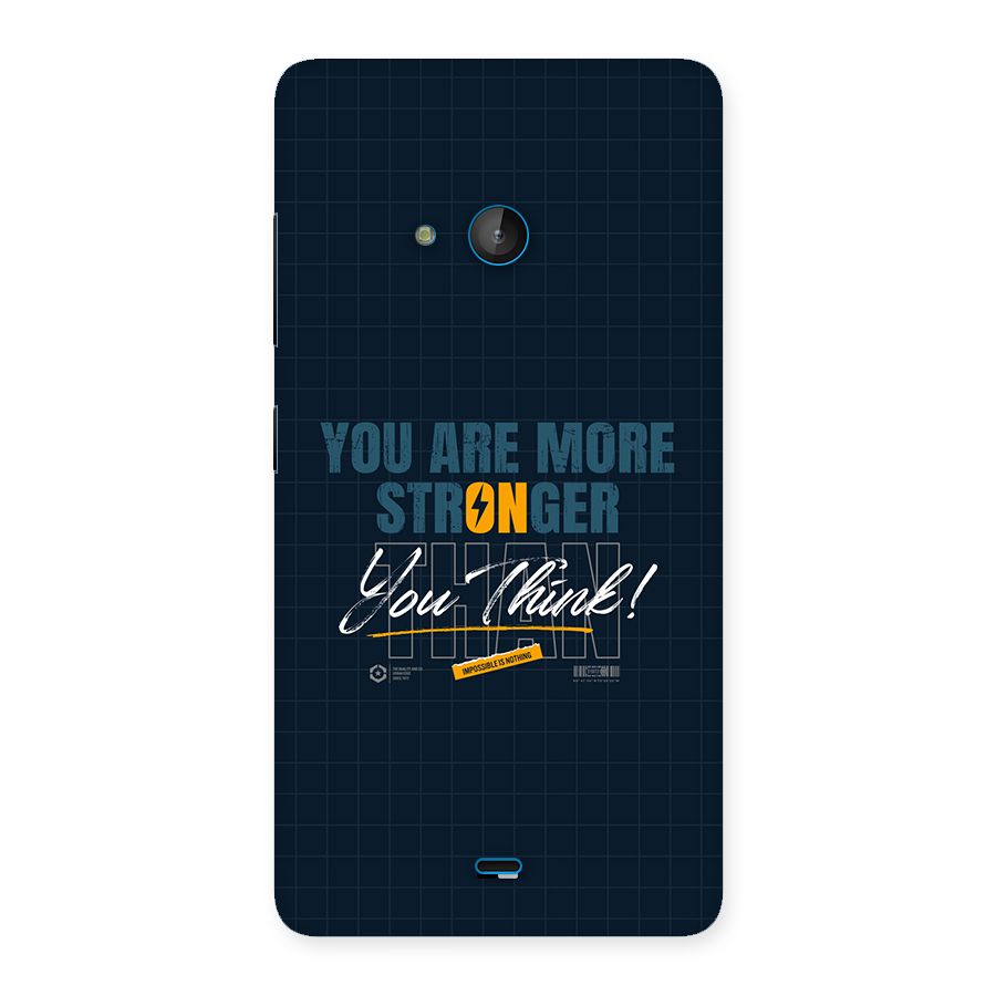 More Stronger Back Case for Lumia 540