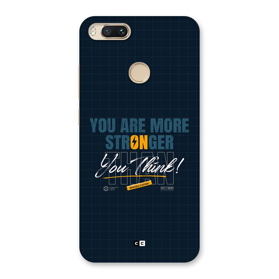 More Stronger Back Case for Mi A1