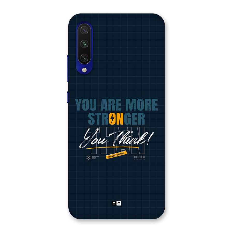 More Stronger Back Case for Mi A3