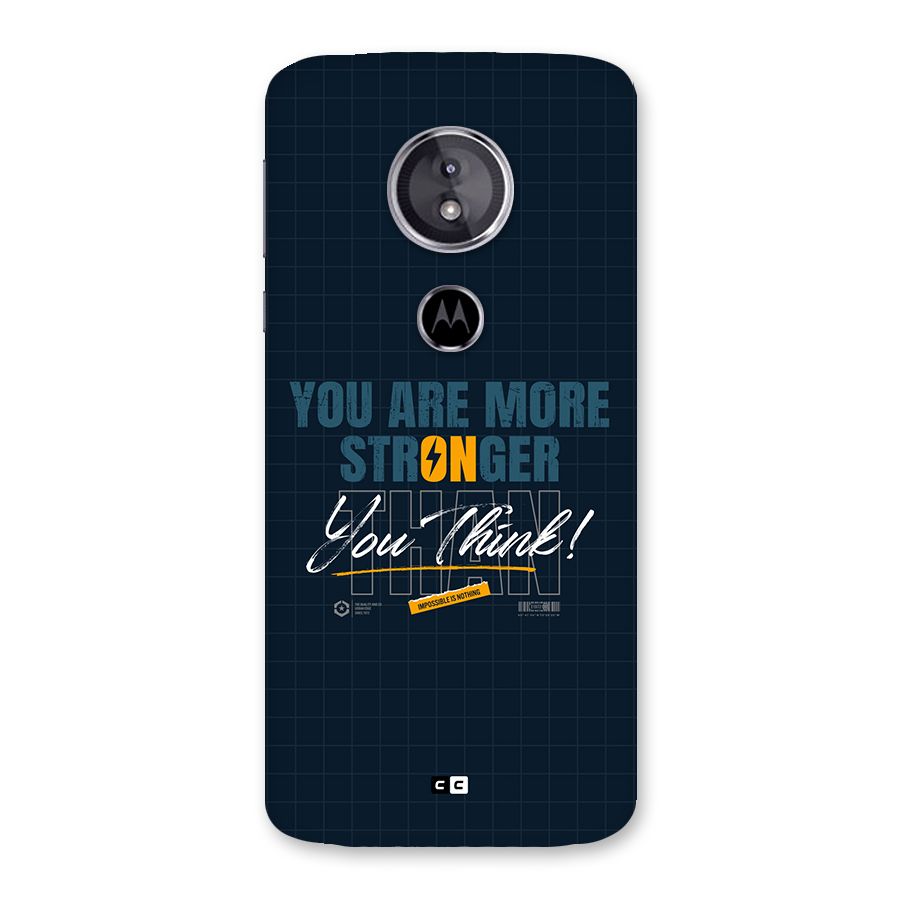 More Stronger Back Case for Moto E5