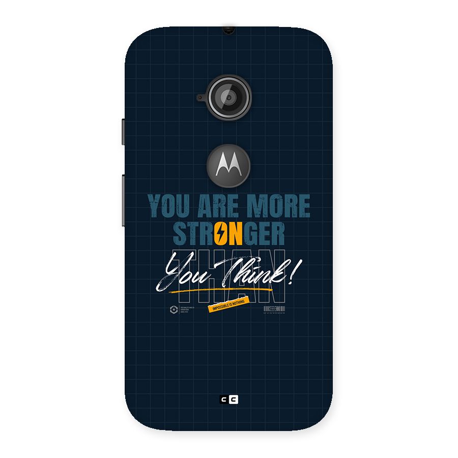 More Stronger Back Case for Moto E 2nd Gen