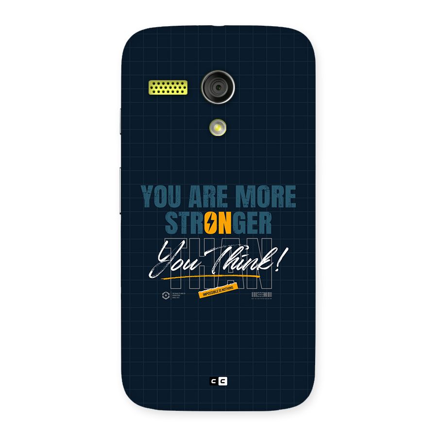 More Stronger Back Case for Moto G