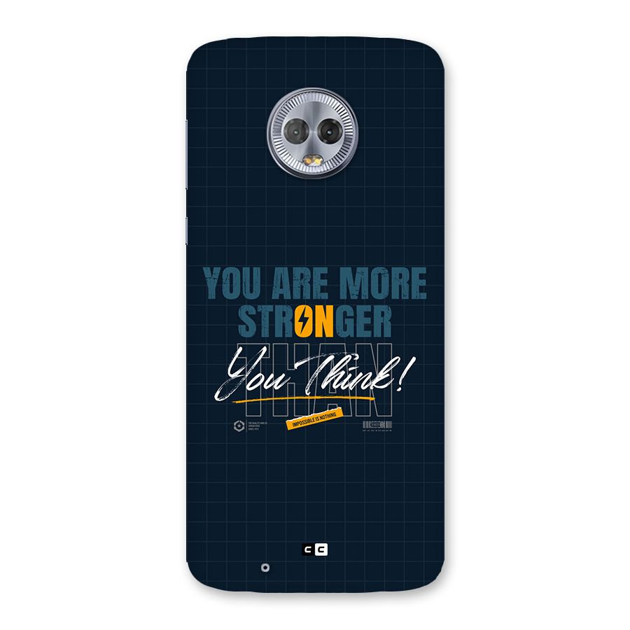 More Stronger Back Case for Moto G6