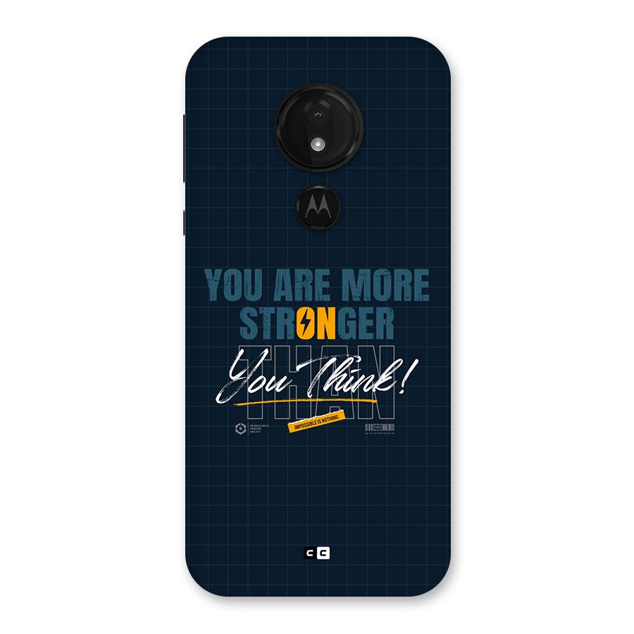 More Stronger Back Case for Moto G7 Power