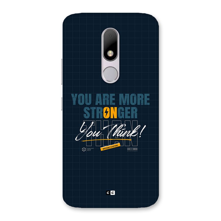 More Stronger Back Case for Moto M