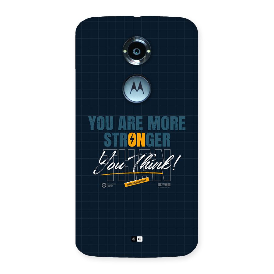 More Stronger Back Case for Moto X2