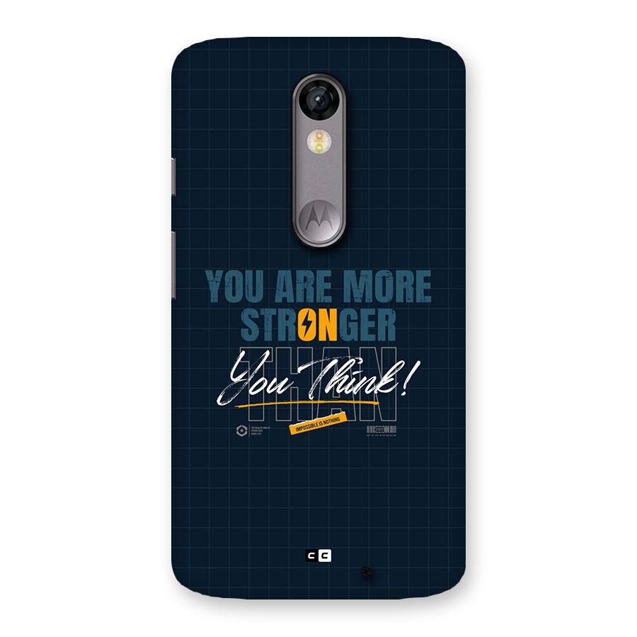 More Stronger Back Case for Moto X Force