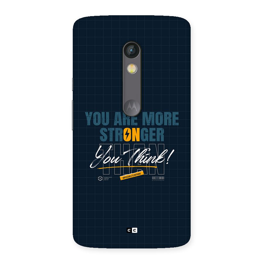 More Stronger Back Case for Moto X Play