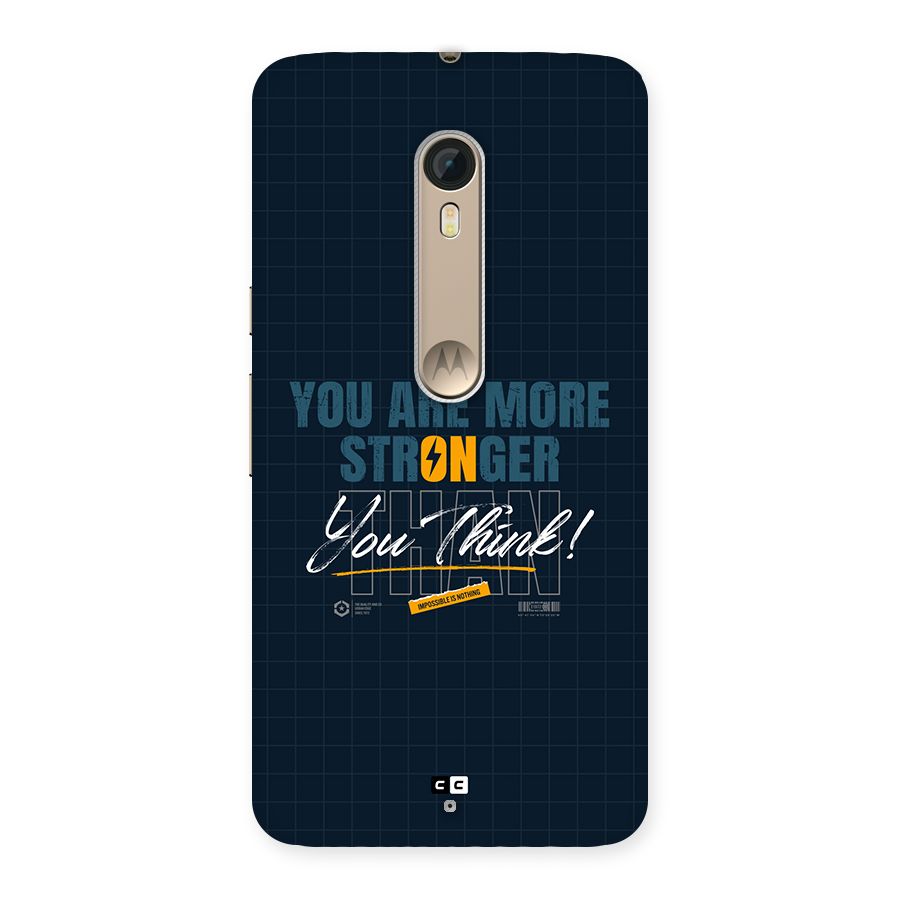 More Stronger Back Case for Moto X Style