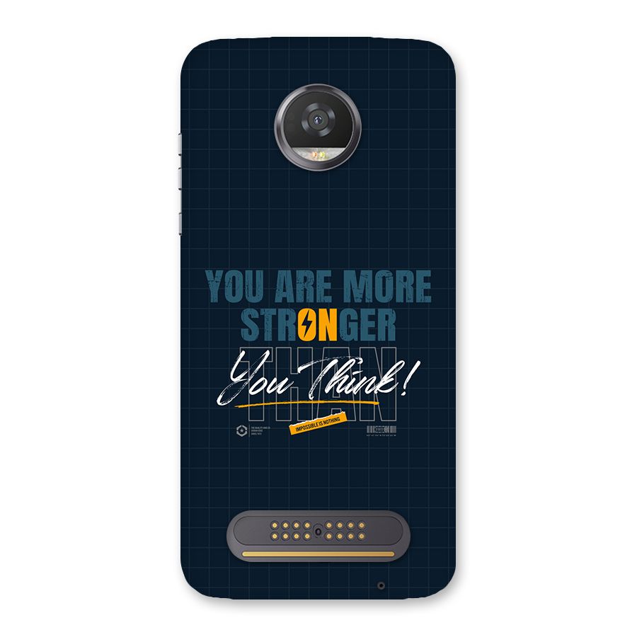 More Stronger Back Case for Moto Z2 Play