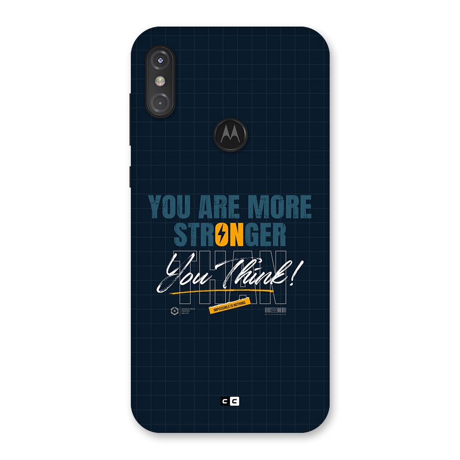 More Stronger Back Case for Motorola One Power