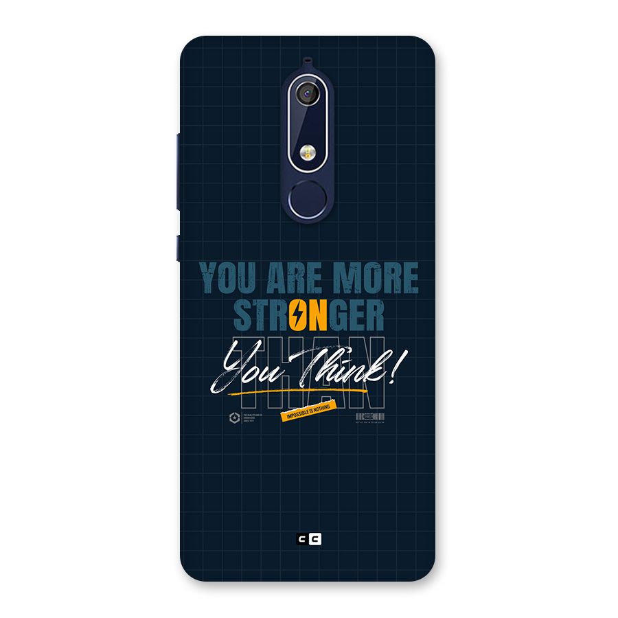 More Stronger Back Case for Nokia 5.1