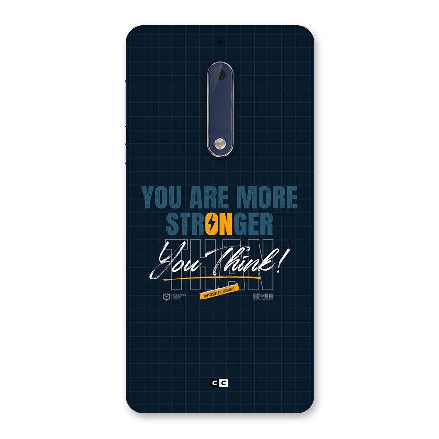 More Stronger Back Case for Nokia 5