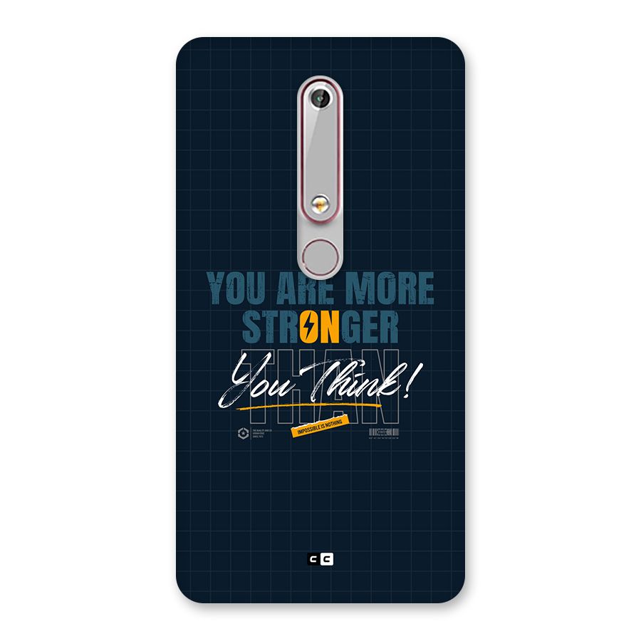 More Stronger Back Case for Nokia 6.1