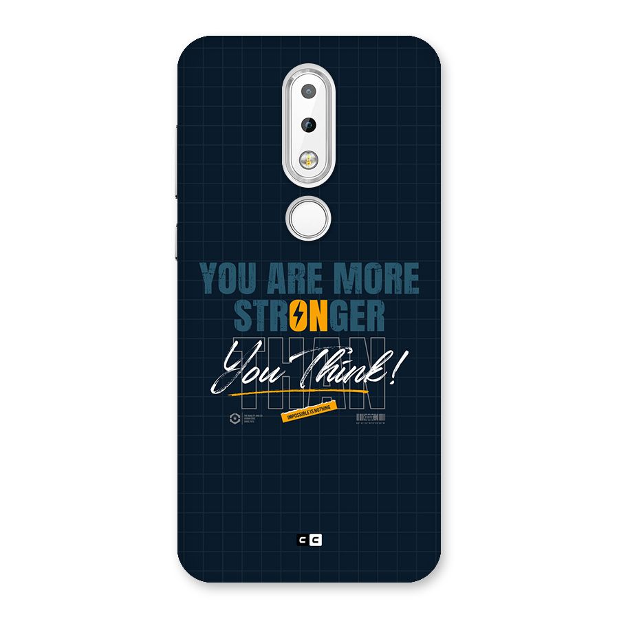 More Stronger Back Case for Nokia 6.1 Plus