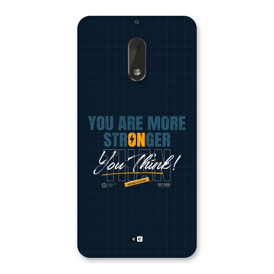 More Stronger Back Case for Nokia 6
