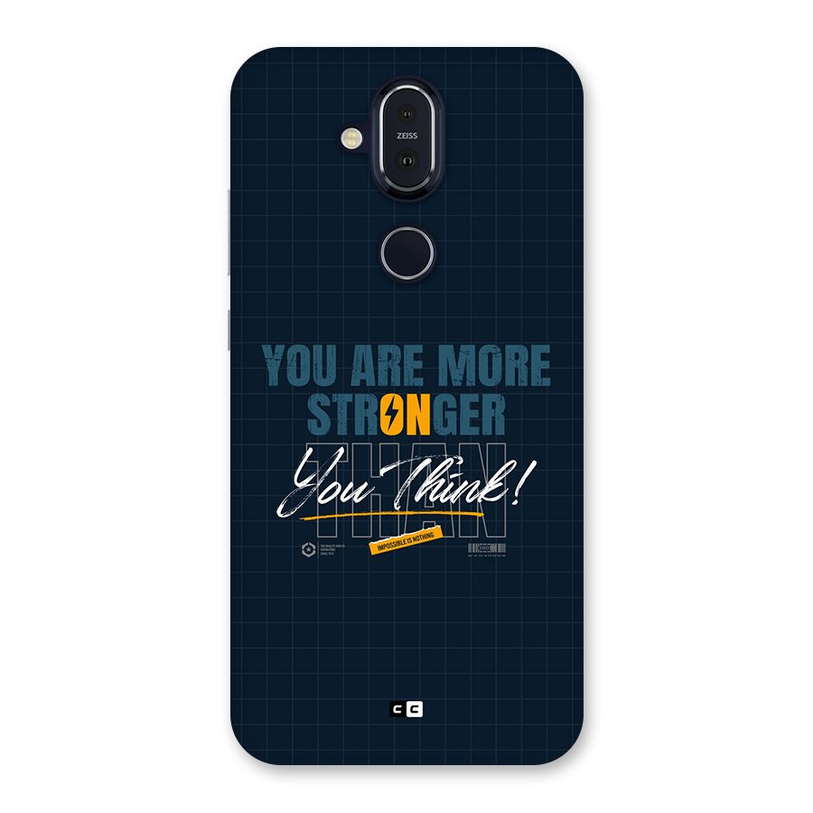 More Stronger Back Case for Nokia 8.1