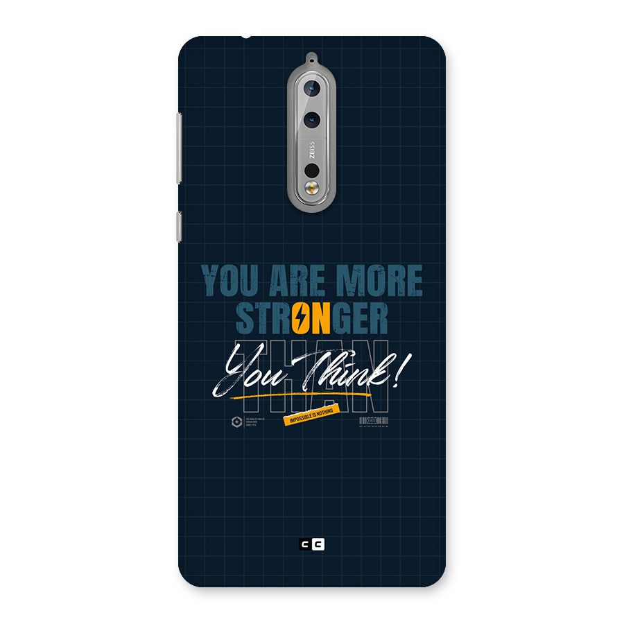 More Stronger Back Case for Nokia 8