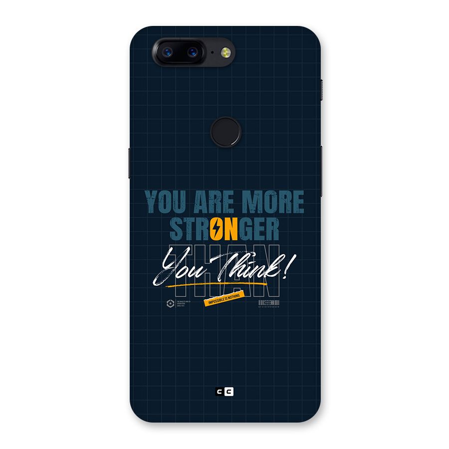 More Stronger Back Case for OnePlus 5T