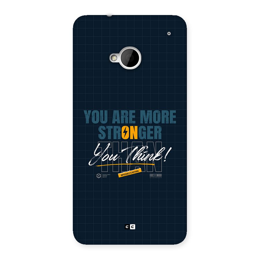 More Stronger Back Case for One M7 (Single Sim)