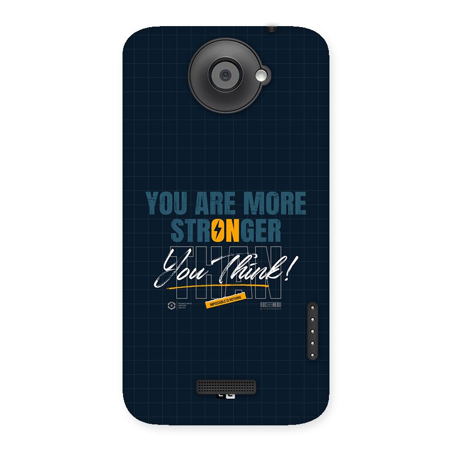 More Stronger Back Case for One X