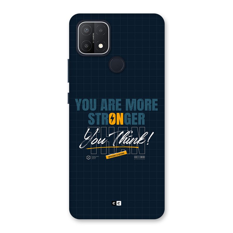 More Stronger Back Case for Oppo A15