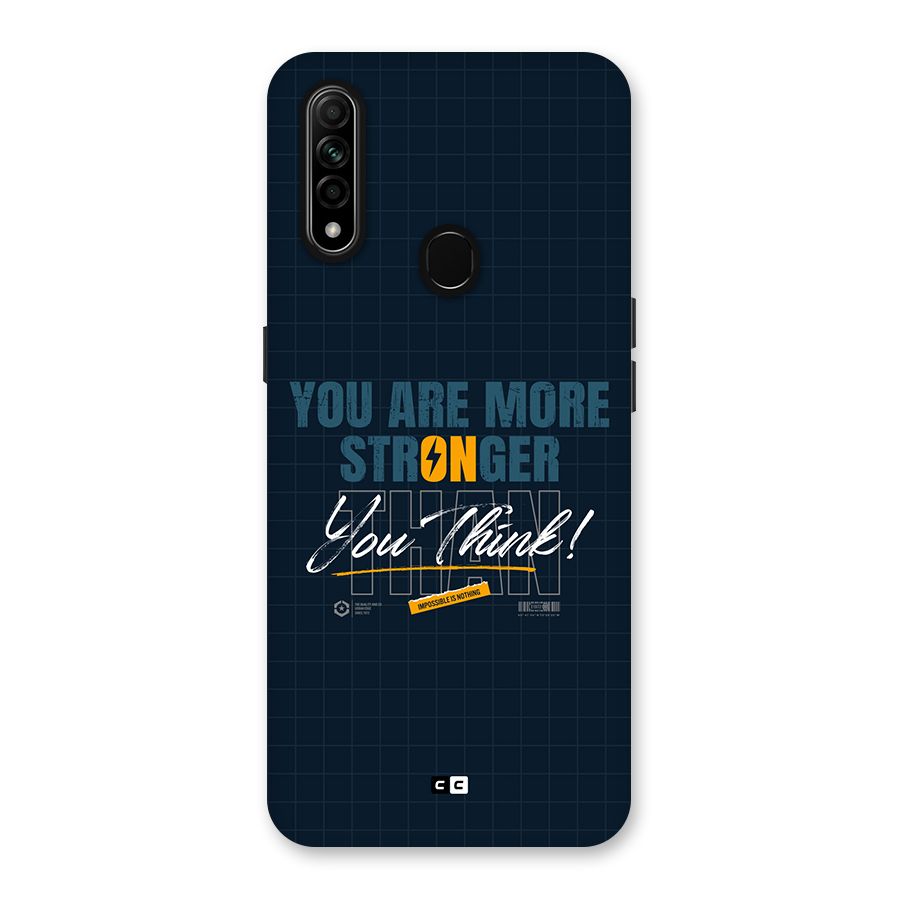 More Stronger Back Case for Oppo A31