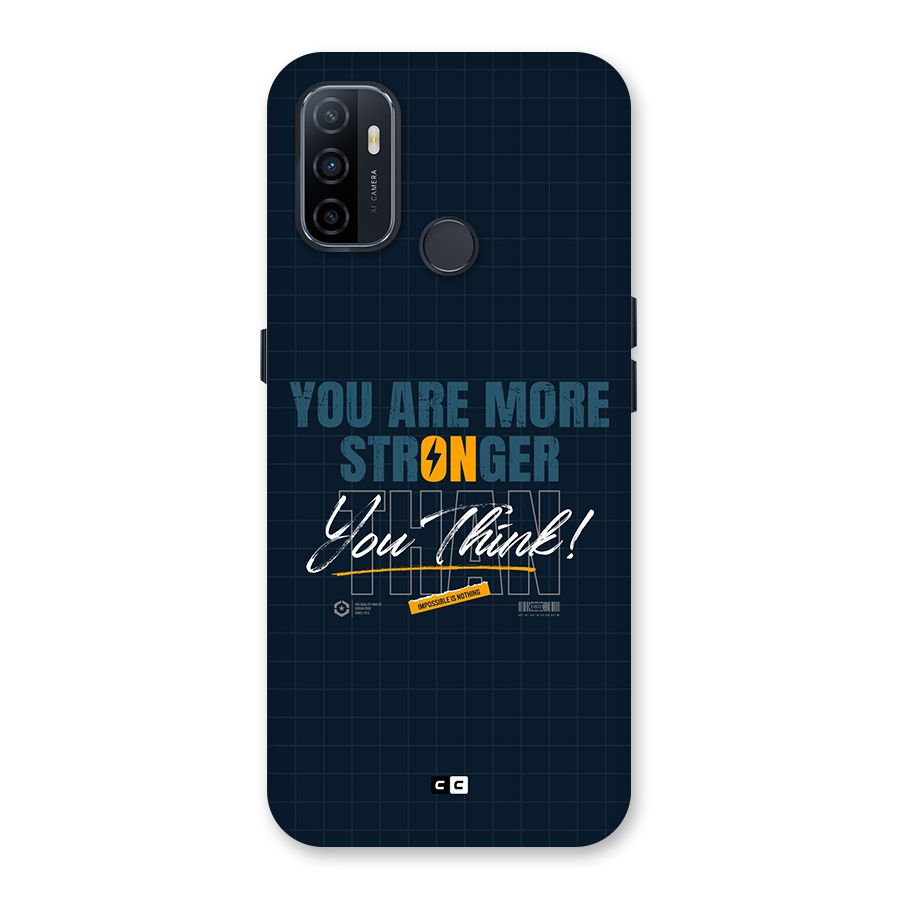 More Stronger Back Case for Oppo A33 (2020)