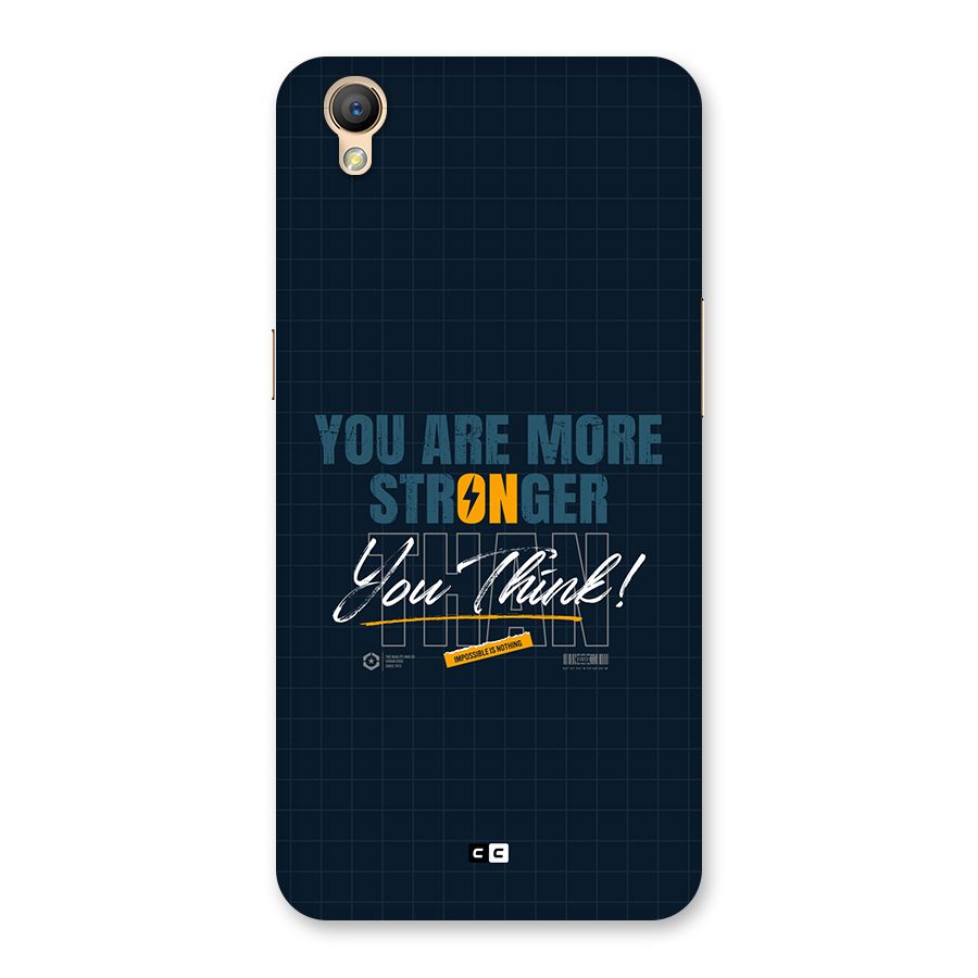 More Stronger Back Case for Oppo A37