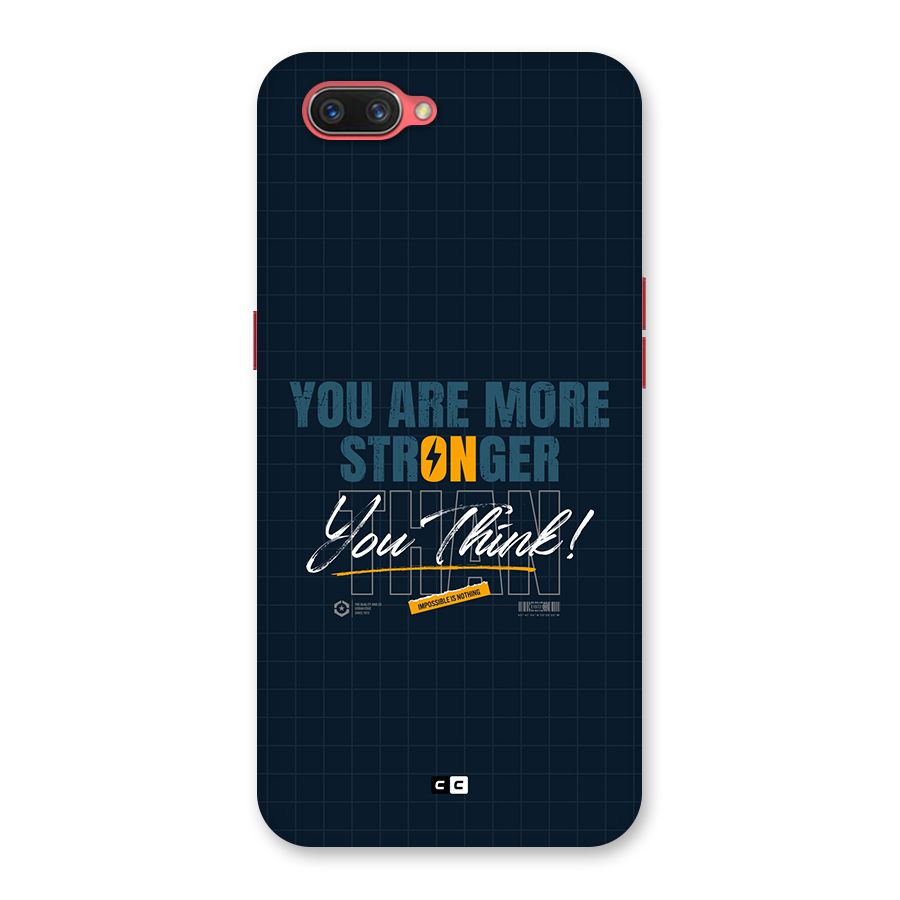 More Stronger Back Case for Oppo A3s