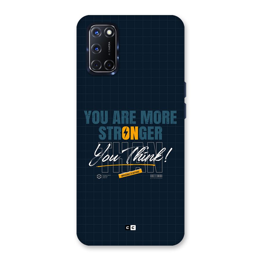 More Stronger Back Case for Oppo A52