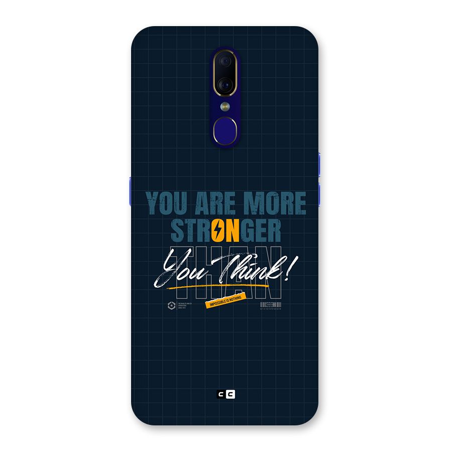 More Stronger Back Case for Oppo A9