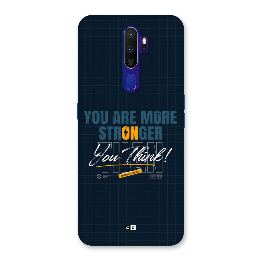 More Stronger Back Case for Oppo A9 (2020)