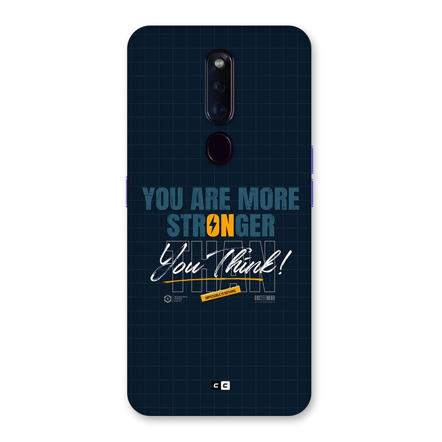 More Stronger Back Case for Oppo F11 Pro