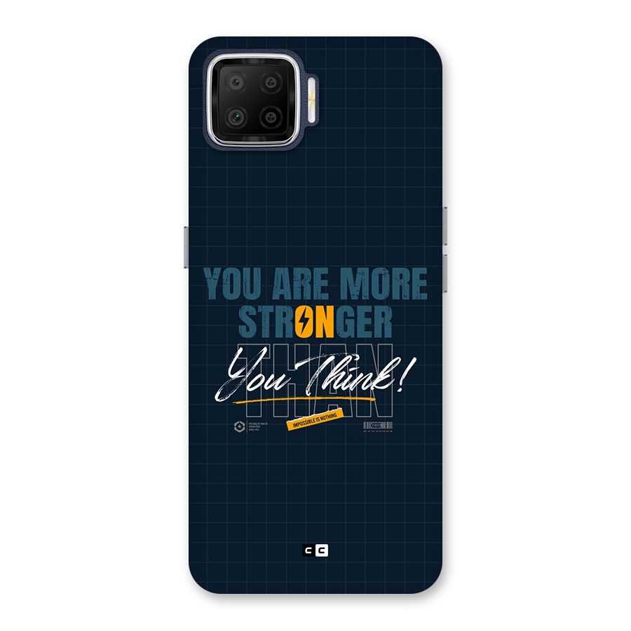 More Stronger Back Case for Oppo F17