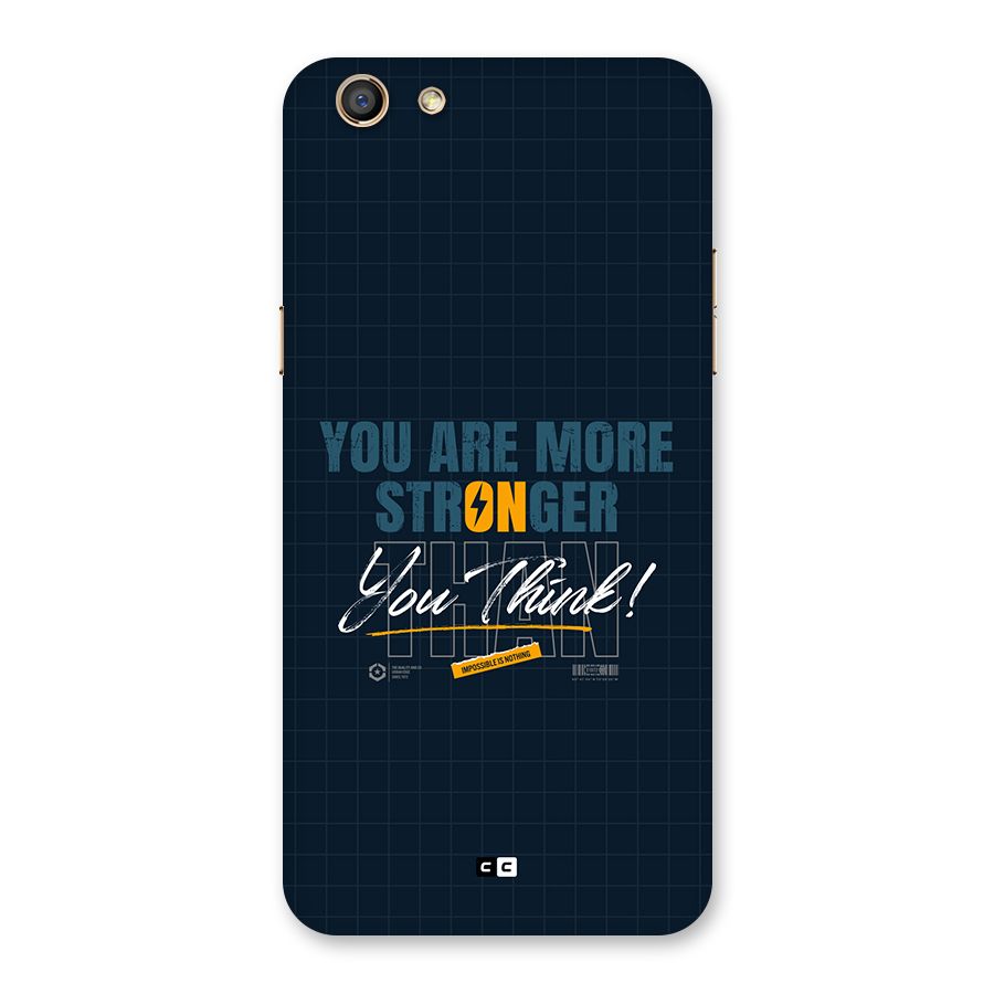 More Stronger Back Case for Oppo F3