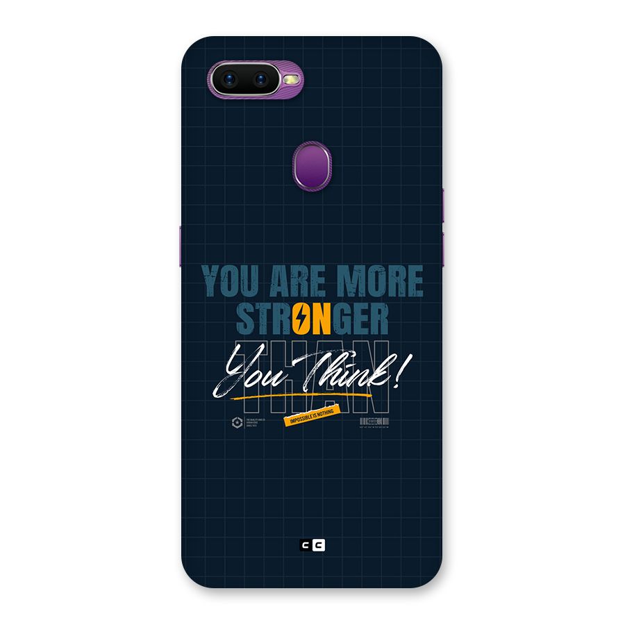 More Stronger Back Case for Oppo F9