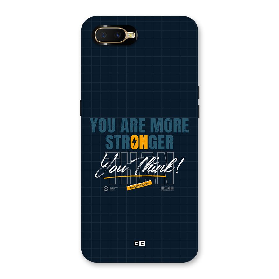 More Stronger Back Case for Oppo K1