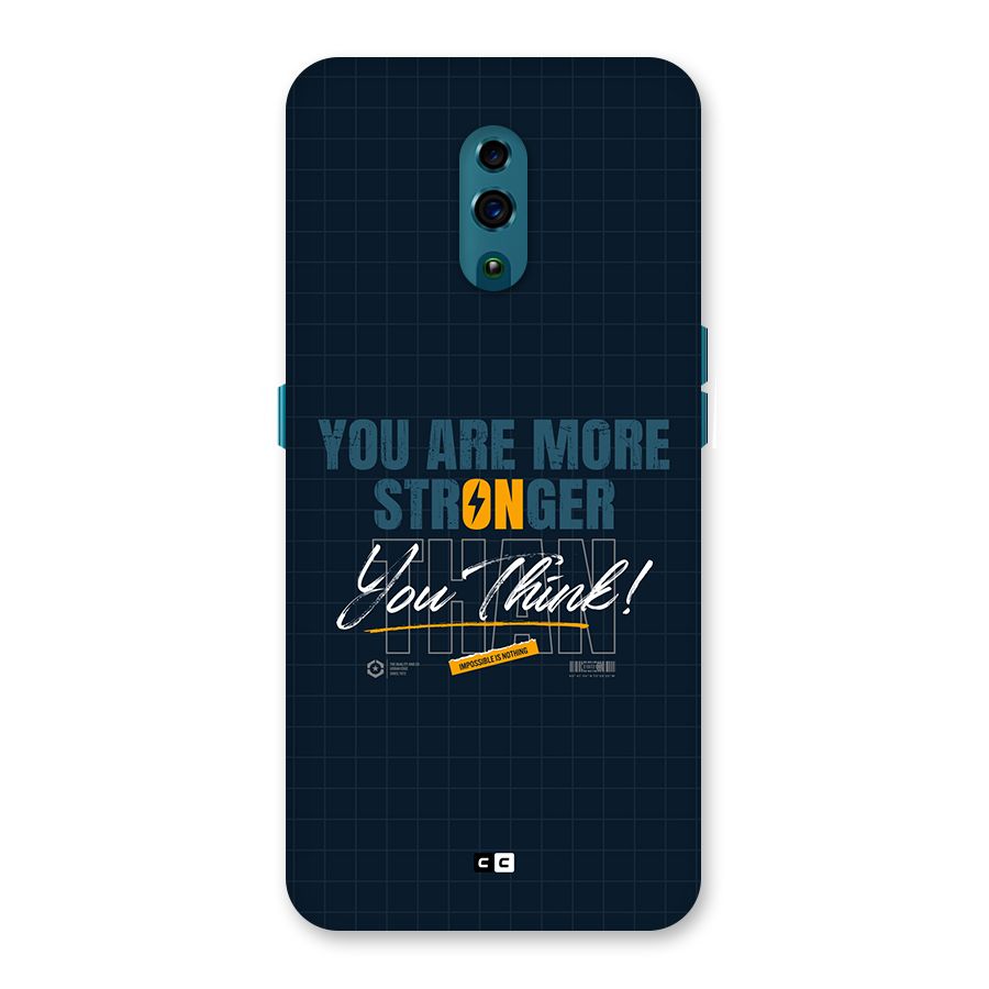 More Stronger Back Case for Oppo Reno