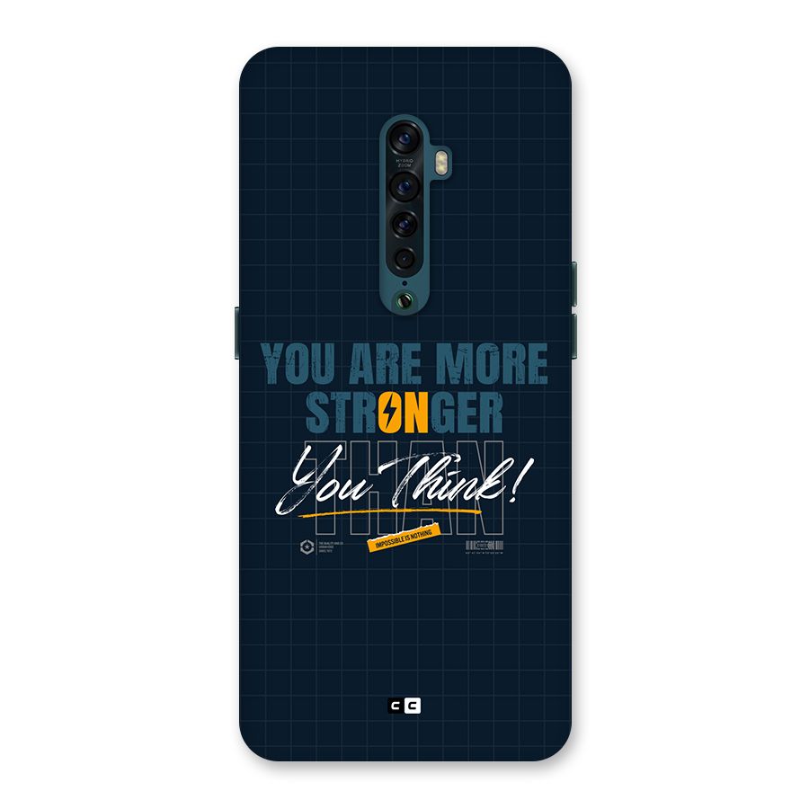 More Stronger Back Case for Oppo Reno2